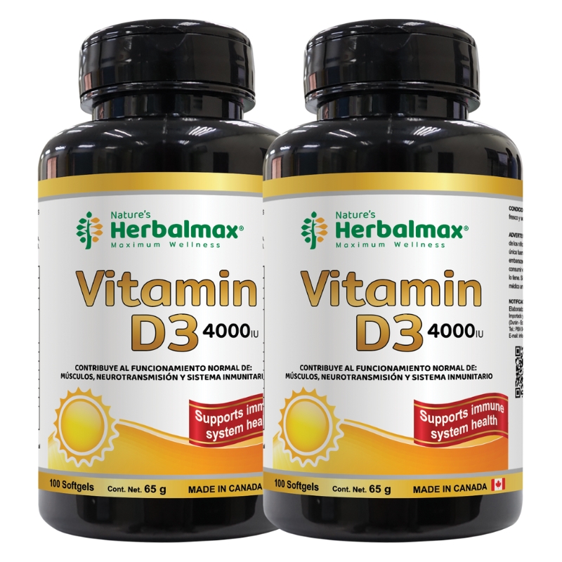 2 VITAMINA D3 SOFTGELS 650 mg ENVASE X 100