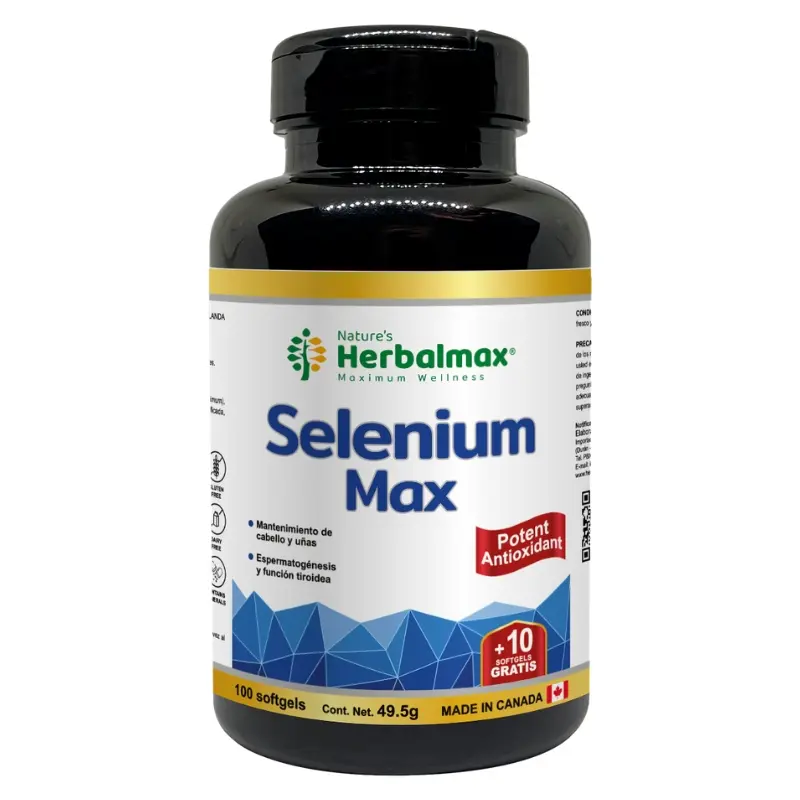SELENIUM-MAX SOFTGEL 450 mg ENVASE X 110 U