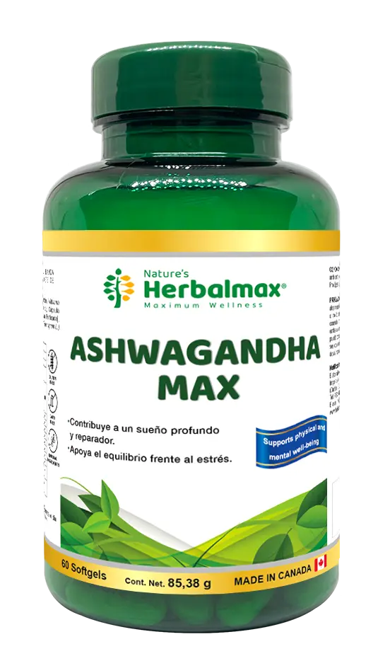 ASHWAGANDHA MAX SOFTGEL 1423 mg ENVASE X 90 U