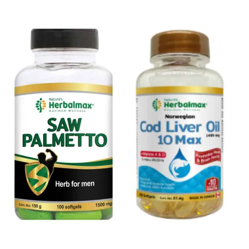SAW PALMETTO PDX-0078 COD LIVER OIL PDX-0031
