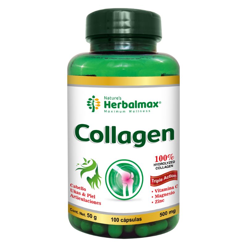 COLLAGEN CAPSULAS 500 mg ENVASE X 100