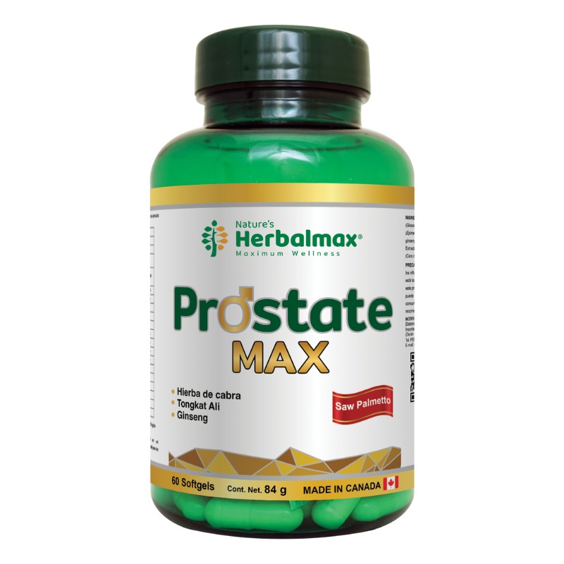 PROSTATE MAX SOFTGELS 1400 mg ENVASE X 60
