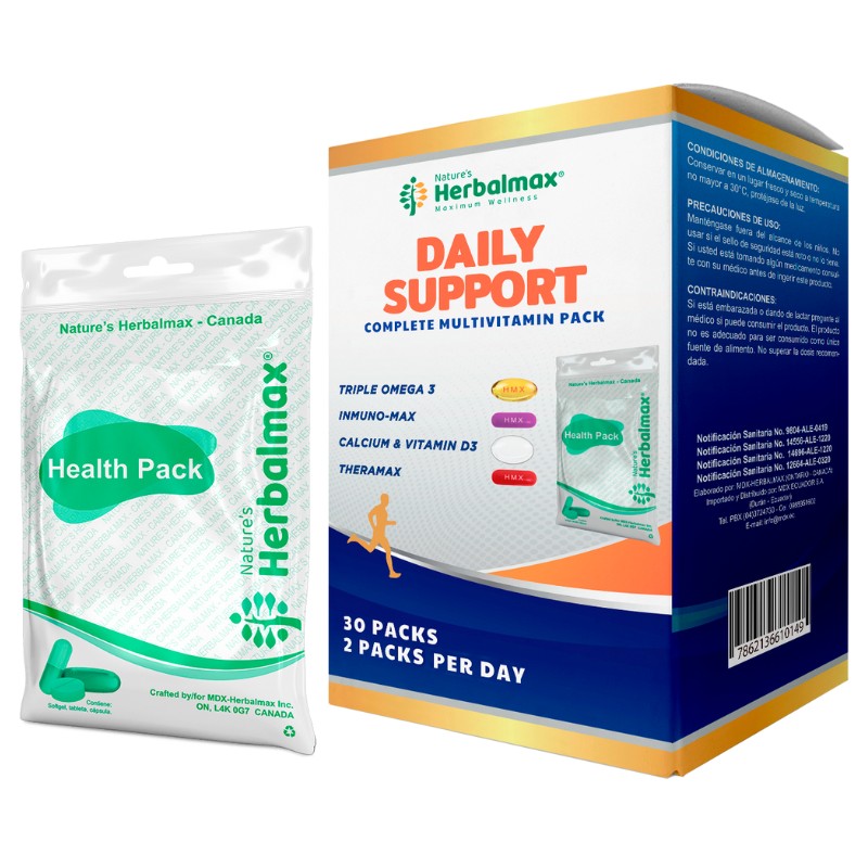 DAILY SUPPORT COMPLETE MULTIVITAMIN PACK X 30