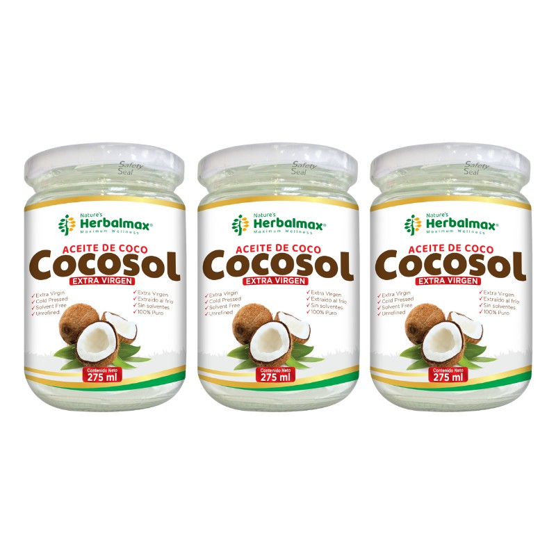 ACEITE COCOSOL 275ml X3