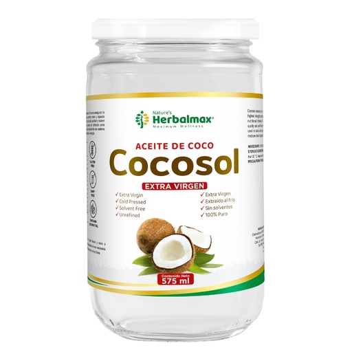 [PDX-0105] ACEITE DE COCO / COCOSOL (MDX) FRASCO X 575 mL