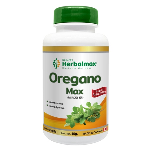 [PDX-0110] ORÉGANO MAX SOFTGELS 450 mg ENVASE X100