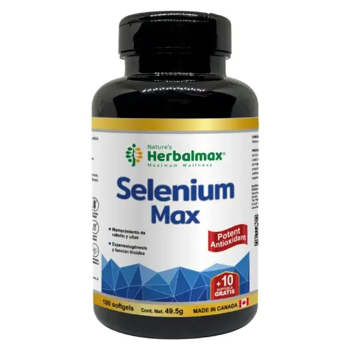 [PDX-0121] SELENIUM-MAX SOFTGEL 450 mg ENVASE X 110 U