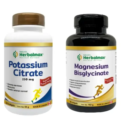 [WKIX-0048] POTASSIUM CITRATE SOFTGEL 540 mg ENVASE X 100 - MAGNESIUM BISGLYCINATE SOFTGEL 1700 mg ENVASE X 90 U