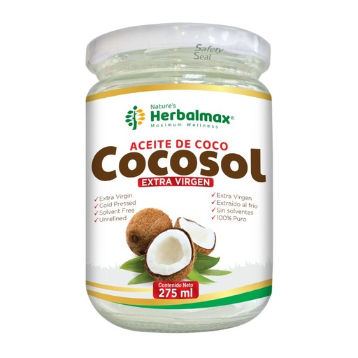 [PDX-0026] ACEITE DE COCO / COCOSOL ACEITE FRASCO X 275 mL