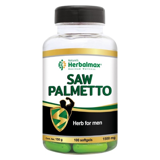 [PDX-0043] SAW PALMETTO SOFTGELS 1500MG ENVASE X 100