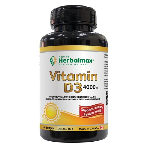 [PDX-0027] VITAMINA D3 SOFTGELS 650 mg ENVASE X 100