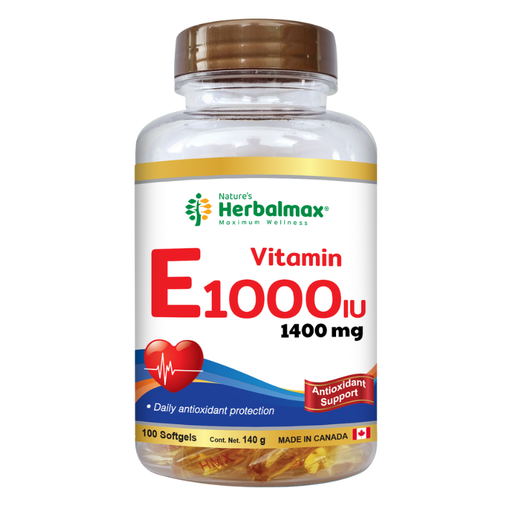 [PDX-0019] VITAMINA E SINTÉTICA SOFTGELS 1000 IU  ENVASE X 100