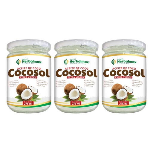 [WKIX-0012] ACEITE COCOSOL 275ml X3