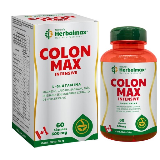 [PDX-0072] COLON MAX INTENSIVE CAPSULAS 600 mg ENVASE X 60