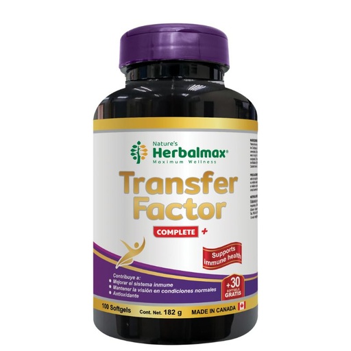 [PDX-0089] TRANSFER FACTOR COMPLETE SOFTGELS 1400 mg ENVASE X 130